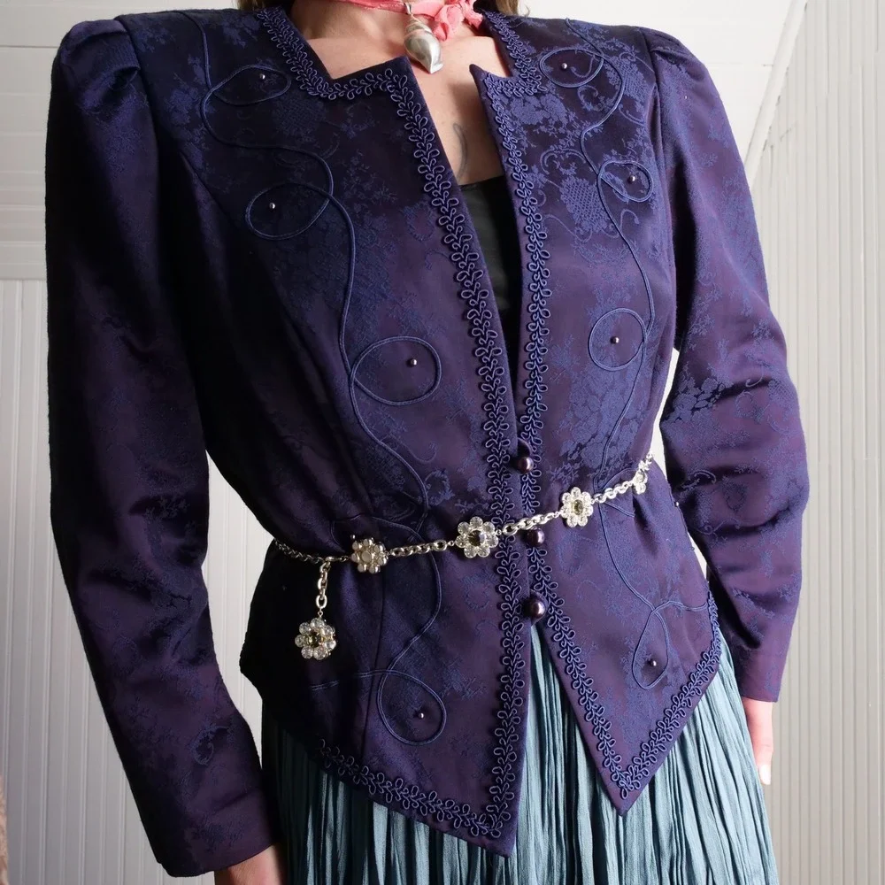 Fun wild rhinestone flower‎ chain belt